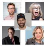 CHRISTINE HURLEY - - DON GAVIN - - JOE LIST - - SARAH TOLLEMACHE - -  RAY ELLIN